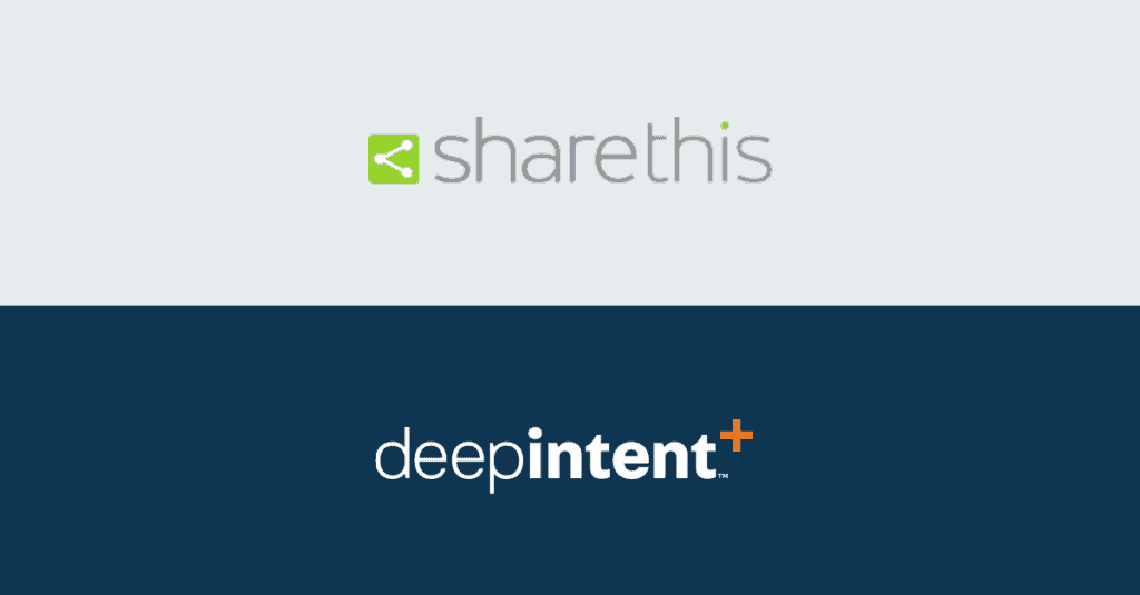 ShareThis logo and DeepIntent logo