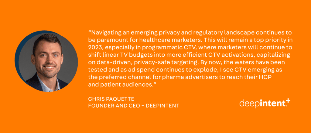 Healthcare advertising trends for 2023 - Chris Paquette